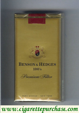 Benson Hedges 100s cigarerttes Premium Filter soft box